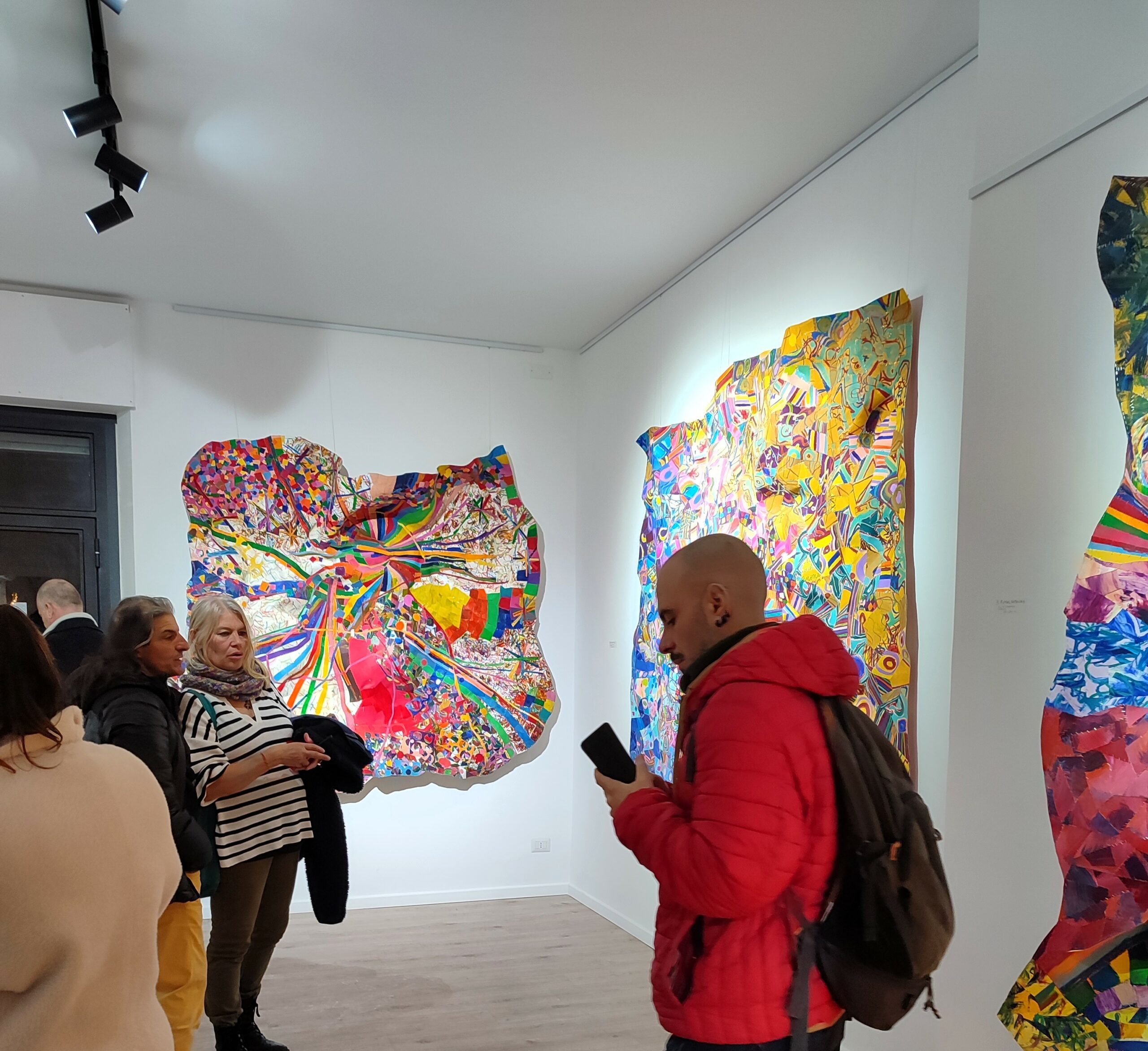 Inaugurazione della mostra Stelle di Paolo Vanda presso Piazza Mileto Art Gallery